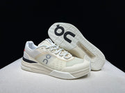 On The Roger Advantage Pro Sneakers in Cream and Black