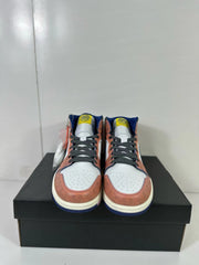 Jordan Air Jordan 1 Mid Flight Orange White Black FV3619-106