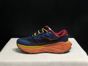 HOKA Skyline Float X Trail Sneakers Navy Orange