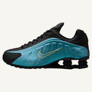 Nike Men's Blue Shox R4 'Sapphire Pencil Point Black' Sneakers, IF4849 500