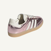 Adidas Originals Women's Wonder Quartz/Off White/Gum Samba Sneakers, LA6882