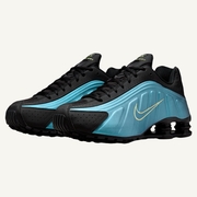 Nike Men's Blue Shox R4 'Sapphire Pencil Point Black' Sneakers, IF4849 500