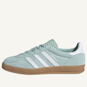 Adidas Originals Women's Ash Green Gazelle Indoor Sneakers, JS1396