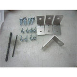Global Industrial Phenolic Bench Top Mounting Bracket Kit for Square Adjustable Height Leg (WB253CP67)