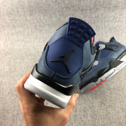 Jordan Air Jordan 4 Little Eminem Navy Sneakers