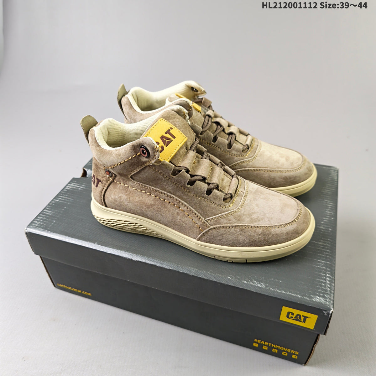 CAT Footwear High-Top Casual Boots in Taupe