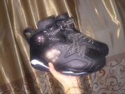 Jordan 6 Retro Black Cat Black and White High-Top Sneakers