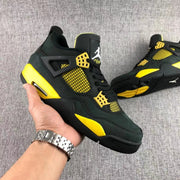 Jordan Air Jordan 4 Thunder Black Yellow Sneakers