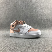 Jordan 1 Mid Rose Gold Silk Women's Sneakers 555112-190