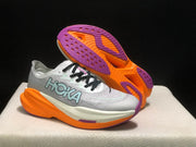 HOKA Mach X 2 Running Shoes in Gray and Orange