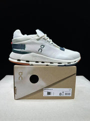 On Cloudnova 2 Sneakers in Ivory and Olive