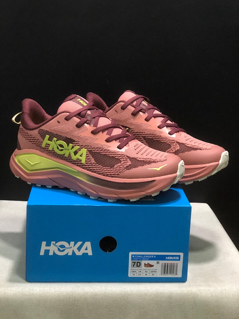 HOKA Challenger 8 Trail Running Shoes – Rose Pink