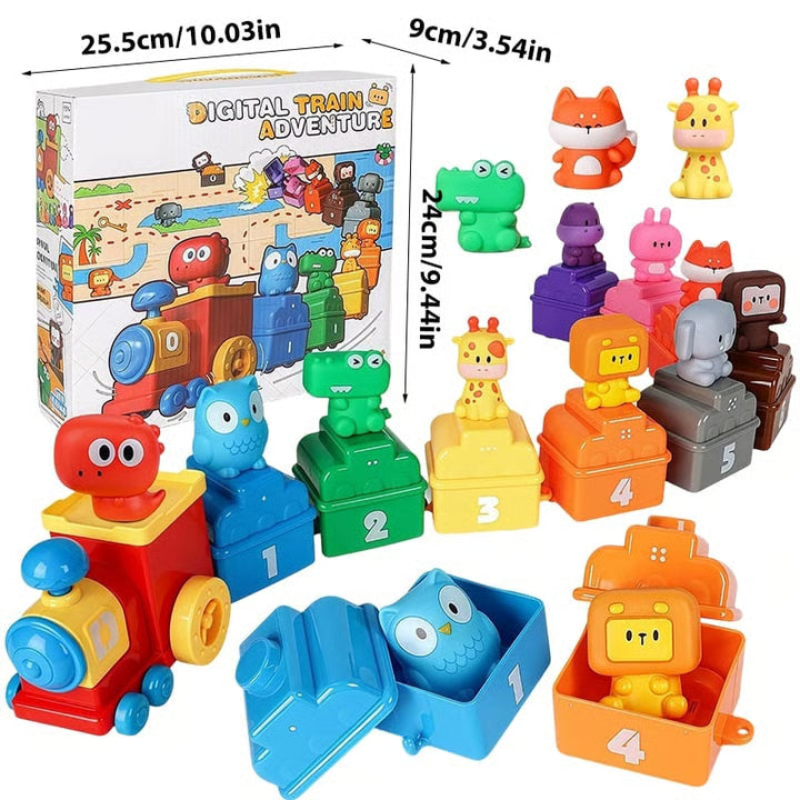 🚂 Farm Animal Number Train Set