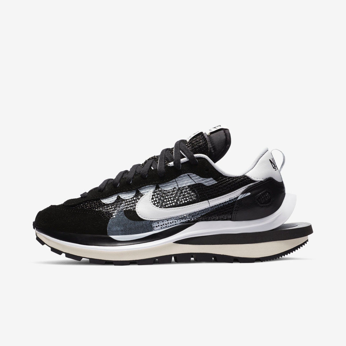 Nike sacai VaporWaffle CV1363-001 Black White Sneakers