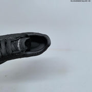 Alexander McQueen Black Crystal-Embellished Leather Sneakers
