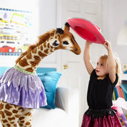 🦒 Giant Lifelike Giraffe Plush Toy