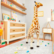 🦒 Giant Lifelike Giraffe Plush Toy