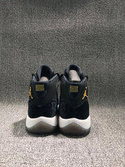 Jordan 11 Black Velvet High-Top Sneakers