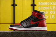 Air Jordan 1 High Banned Black Red 555088-001