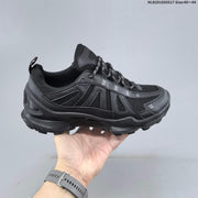 Ecco Biom C-Trail Low-Top Sneakers in Black and White