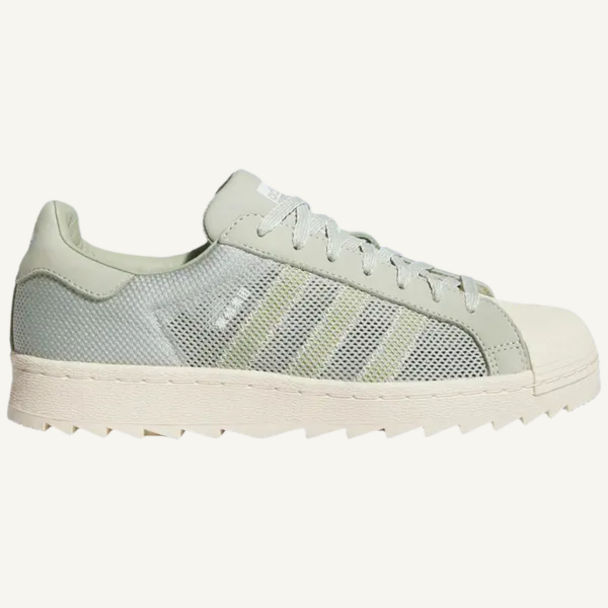 Adidas Originals Men's Green CLOT x Superstar Breathe Sneakers, IH3643 (No Box)