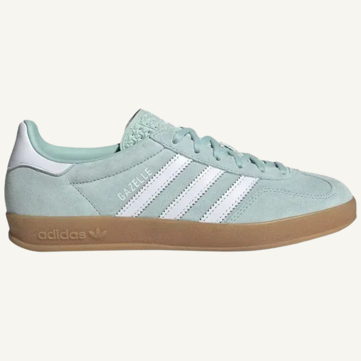Adidas Originals Women's Ash Green Gazelle Indoor Sneakers, JS1396