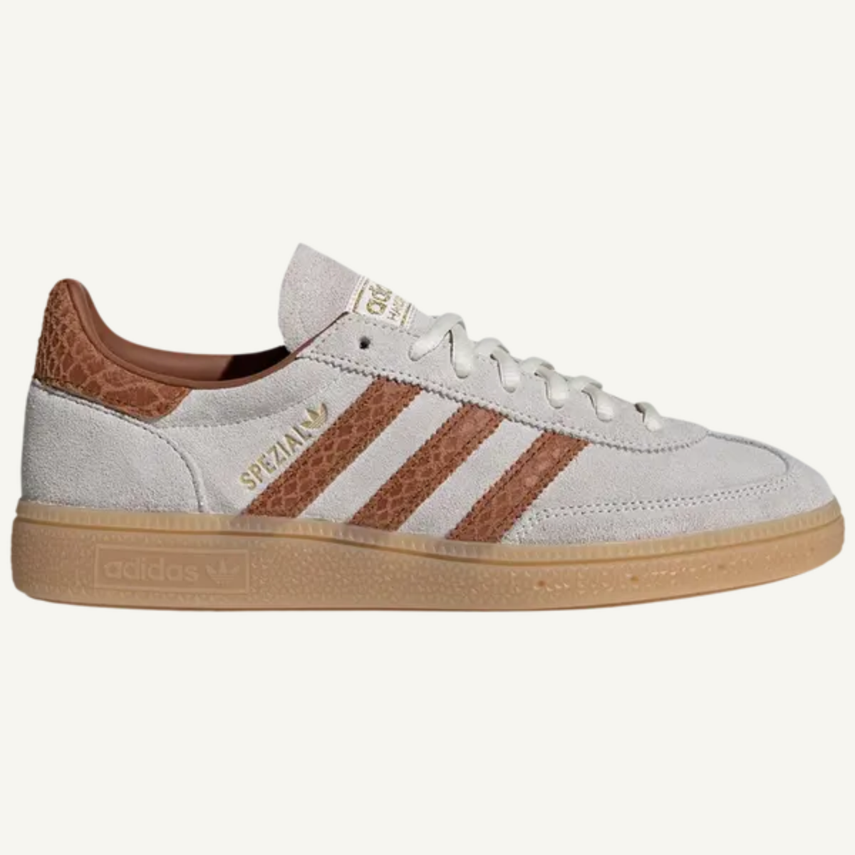 Adidas Originals Women's Off White/Bronze Handball Spezial Sneakers, IH1511