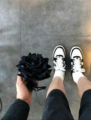 BAPE STA Low Black and White Sneakers 1H70-191-001