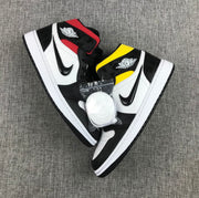 Air Jordan 1 Mid Quai 54 Sneakers Black Multi-Color CJ9219-001