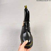 Dr. Martens 1057 Black Platform Lace-Up Boots