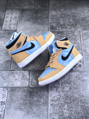 Jordan Air Jordan 1 Zoom CMFT Blue Tan Sneakers CT0979-400