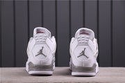 Jordan Air Jordan 4 CT8527-100 White Gray Speckled Sneakers