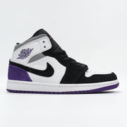Jordan Air Jordan 1 High Sneakers Black White Purple 852542-105