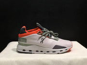 On Cloudnova 1 Sneakers, Silver and Orange