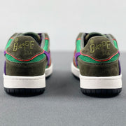 BAPE SK8 Sta Sneakers Green and Purple