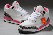 Jordan Air Jordan 3 High-Top Sneakers White Pink