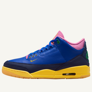 Jordan Men's Blue Air Jordan 3 Retro OG 'Brazil' Sneakers, IV4871 400