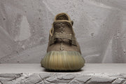 Yeezy 350 V2 Knit Sneakers in Taupe with Gum Sole