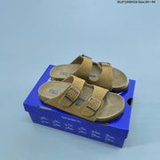 Birkenstock Zurich Two-Strap Sandals in Black Suede