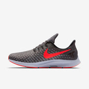 Nike Air Zoom Pegasus 35 Running Shoes, Grey/Crimson 942851-006