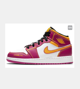 Jordan High-Top Sneakers White Purple Yellow DC0500-100