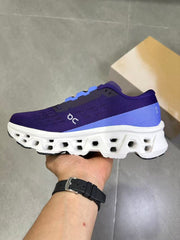 On Running Cloudmonster 2 Sneakers, Purple and Blue