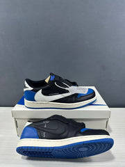 Jordan Air Jordan 1 Low Travis Scott Fragment Black Blue Sneakers
