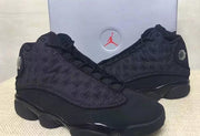 Air Jordan 13 Retro Black Cat Black Basketball Sneakers
