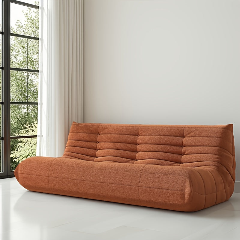 Adult Bean Bag Chair - Teddy Velvet Sofa Bed, Modern and Comfortable Lazy Sofa, Couple Sofa, Armless Cushioned Floor Chair, Suitable for A Variety Of Room Types, Game Sofa, Balcony Tatami, Multi-person Sofa Bed