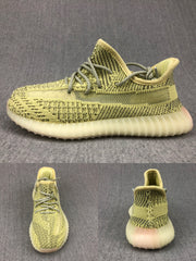 Yeezy 350 V2 Kids Sneakers in Yellow and Olive