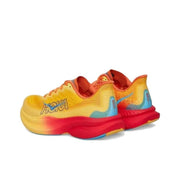 HOKA Mach 6 Running Shoes in Yellow and Coral