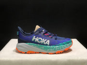 HOKA Speedgoat 6 Trail Running Shoes, Blue and Teal
