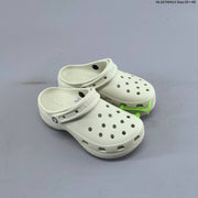 Crocs Classic Clog Platform in White and Black