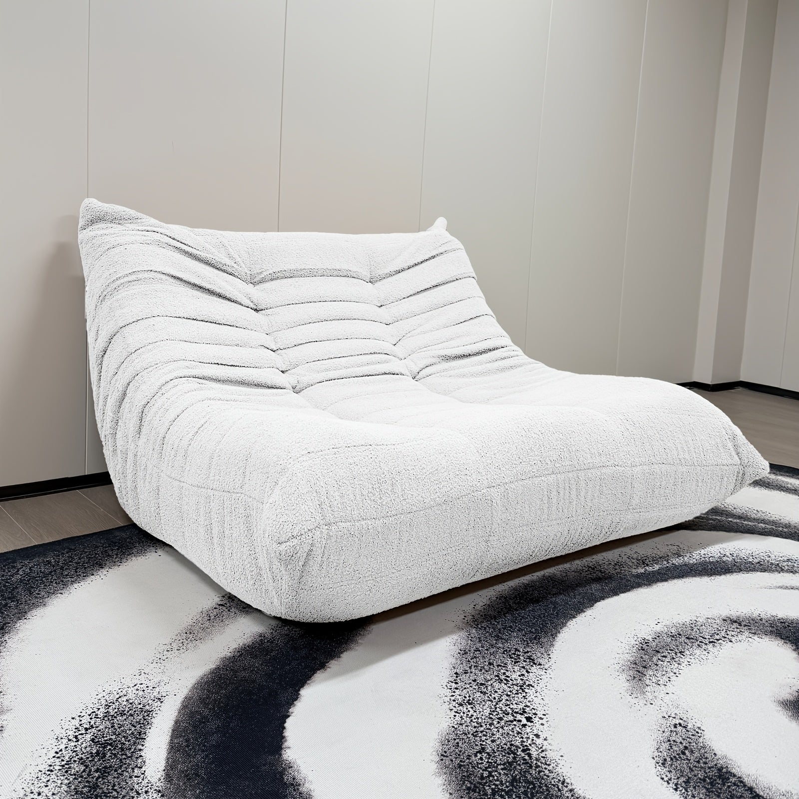 Bean Bag Chair, Family Corner Chair, Sofa, Fireplace Chair, Lazy Sofa, Compressed Sponge Sofa, Floor Single Leisure Chair, Sofa Bed, Suitable For Various Occasions In Hall, Office, Bedroom, Apartment